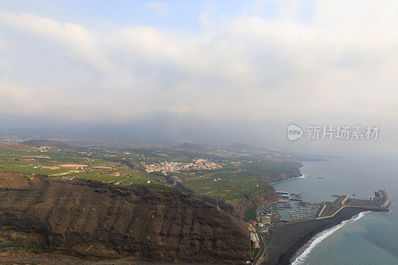 Tazacorte view from Mirador de la Punta. 10/14/2021拉帕尔马，加那利群岛